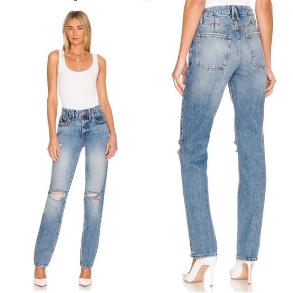 Good American Good 90's Icon Jean Indigo - Picture 1 of 10